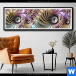 Poster Fraktale Kunst No 1 Panorama Produktvorschau mit dem Bild Fraktale Kunst No.1 im Format Panorama.