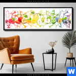Poster Fruchtspritzer Panorama Produktvorschau mit dem Bild Fruchtspritzer im Format Panorama.