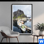 Poster Fruehling In Norwegen Hochformat Produktvorschau mit dem Bild Frühling in Norwegen im Format Hochformat.