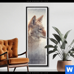 Poster Fuchs Wald Schmal Produktvorschau mit dem Bild Fuchs & Wald im Format Schmal.