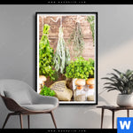 Poster Getrocknete Kraeuter Hochformat Produktvorschau mit dem Bild Getrocknete Kräuter im Format Hochformat.