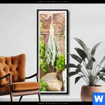 Poster Getrocknete Kraeuter Schmal Produktvorschau mit dem Bild Getrocknete Kräuter im Format Schmal.