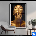 Poster Golden Skin Hochformat Produktvorschau mit dem Bild Golden Skin im Format Hochformat.