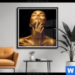 Poster Golden Skin Quadrat Produktvorschau mit dem Bild Golden Skin im Format Quadrat.