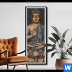 Poster Goldener Buddha Schmal Produktvorschau mit dem Bild Goldener Buddha im Format Schmal.