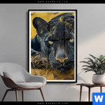 Poster Goldener Panther Hochformat Produktvorschau mit dem Bild Goldener Panther im Format Hochformat.