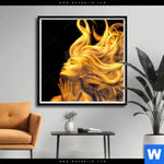 Poster Goldenes Haar No 3 Quadrat Produktvorschau mit dem Bild Goldenes Haar No.3 im Format Quadrat.