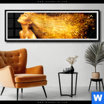 Poster Goldenes Haar Panorama Produktvorschau mit dem Bild Goldenes Haar im Format Panorama.