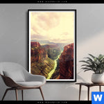 Poster Grand Canyon Landschaft Hochformat Produktvorschau mit dem Bild Grand Canyon Landschaft im Format Hochformat.