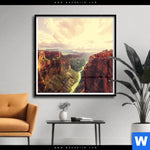 Poster Grand Canyon Landschaft Quadrat Produktvorschau mit dem Bild Grand Canyon Landschaft im Format Quadrat.