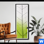 Poster Gruenes Blatt Schmal Produktvorschau mit dem Bild Grünes Blatt im Format Schmal.