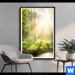 Poster Herbstlicher Wald Hochformat Produktvorschau mit dem Bild Herbstlicher Wald im Format Hochformat.