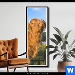 Poster Hochland Bulle Schmal Produktvorschau mit dem Bild Hochland-Bulle im Format Schmal.