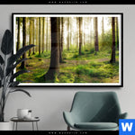 Poster Im Tiefen Wald Querformat Produktvorschau mit dem Bild Im tiefen Wald im Format Querformat.