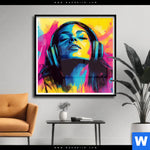 Poster Klang Der Farben Quadrat Produktvorschau mit dem Bild Klang der Farben im Format Quadrat.