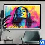 Poster Klang Der Farben Querformat Produktvorschau mit dem Bild Klang der Farben im Format Querformat.