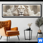 Poster Koenig Der Tiere Panorama Produktvorschau mit dem Bild König der Tiere im Format Panorama.