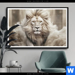 Poster Koenig Der Tiere Querformat Produktvorschau mit dem Bild König der Tiere im Format Querformat.