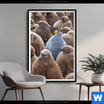 Poster Koenigspinguine Hochformat Produktvorschau mit dem Bild Königspinguine im Format Hochformat.