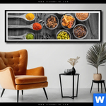 Poster Kraeutermischung Panorama Produktvorschau mit dem Bild Kräutermischung im Format Panorama.