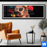 Poster La Calavera Catrina No 2 Panorama Produktvorschau mit dem Bild La Calavera Catrina No.2 im Format Panorama.
