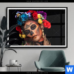 Poster La Calavera Catrina No 2 Querformat Produktvorschau mit dem Bild La Calavera Catrina No.2 im Format Querformat.