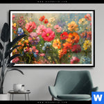 Poster Leuchtende Fruehlingsblumen Querformat Produktvorschau mit dem Bild Leuchtende Frühlingsblumen im Format Querformat.