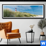 Poster Leuchtturm No 1 Panorama Produktvorschau mit dem Bild Leuchtturm No. 1 im Format Panorama.