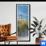 Poster Leuchtturm No 1 Schmal Produktvorschau mit dem Bild Leuchtturm No. 1 im Format Schmal.