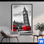 Poster London In Bewegung Hochformat Produktvorschau mit dem Bild London in Bewegung im Format Hochformat.