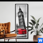Poster London In Bewegung Schmal Produktvorschau mit dem Bild London in Bewegung im Format Schmal.