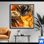 Poster Luxury Abstract Fluid Art No 5 Quadrat Produktvorschau mit dem Bild Luxury Abstract Fluid Art No. 5 im Format Quadrat.