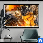 Poster Luxury Abstract Fluid Art No 5 Querformat Produktvorschau mit dem Bild Luxury Abstract Fluid Art No. 5 im Format Querformat.