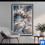Poster Luxury Abstract Fluid Art No 6 Hochformat Produktvorschau mit dem Bild Luxury Abstract Fluid Art No. 6 im Format Hochformat.