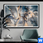 Poster Luxury Abstract Fluid Art No 6 Querformat Produktvorschau mit dem Bild Luxury Abstract Fluid Art No. 6 im Format Querformat.