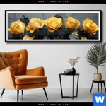 Poster Luxus Rosen Panorama Produktvorschau mit dem Bild Luxus Rosen im Format Panorama.