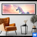 Poster Magic Einhorn Panorama Produktvorschau mit dem Bild Magic Einhorn im Format Panorama.