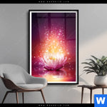 Poster Magie Blume Hochformat Produktvorschau mit dem Bild Magie Blume im Format Hochformat.