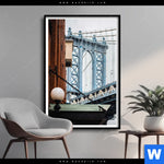 Poster Manhattan Hochformat Produktvorschau mit dem Bild Manhattan im Format Hochformat.