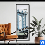 Poster Manhattan Schmal Produktvorschau mit dem Bild Manhattan im Format Schmal.