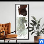 Poster Milch Kuesst Schokolade Schmal Produktvorschau mit dem Bild Milch küsst Schokolade im Format Schmal.