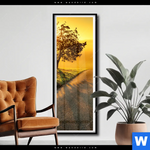 Poster Morgenspaziergang Schmal Produktvorschau mit dem Bild Morgenspaziergang im Format Schmal.