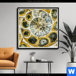 Poster Muschel Fossil No 1 Quadrat Produktvorschau mit dem Bild Muschel Fossil No. 1 im Format Quadrat.