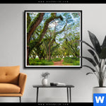 Poster Mystischer Wald Quadrat Produktvorschau mit dem Bild Mystischer Wald im Format Quadrat.