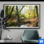 Poster Natuerlicher Wald Querformat Produktvorschau mit dem Bild Natürlicher Wald im Format Querformat.