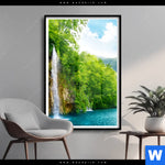 Poster Natur Pur Am See Hochformat Produktvorschau mit dem Bild Natur pur am See im Format Hochformat.