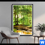 Poster Natur Pur Der Wald Hochformat Produktvorschau mit dem Bild Natur pur - Der Wald im Format Hochformat.