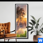 Poster Nebel Am Fluss Schmal Produktvorschau mit dem Bild Nebel am Fluss im Format Schmal.