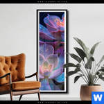 Poster Neon Sukkulenten Schmal Produktvorschau mit dem Bild Neon Sukkulenten im Format Schmal.