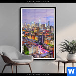 Poster New York Skyline Hochformat Produktvorschau mit dem Bild New York Skyline im Format Hochformat.